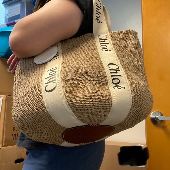 SOLD! Chloe Large Woody Basket Bag - Picture 8 of 8